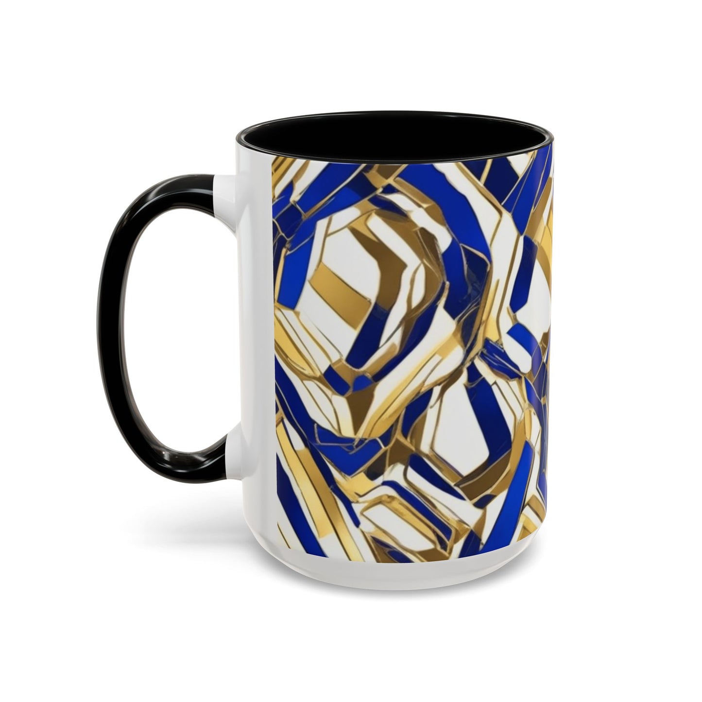boostlete-boost-mode-pattern-hex-athletic-0611 — Accent Mug 11/15oz