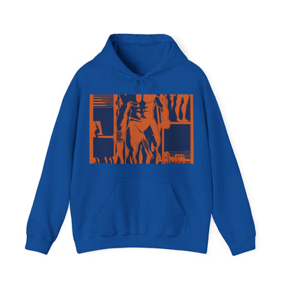 boostlete-rise-grind-scene-deadlift-3d-paper-0812 — Unisex Heavy Blend Hoodie (G18500)