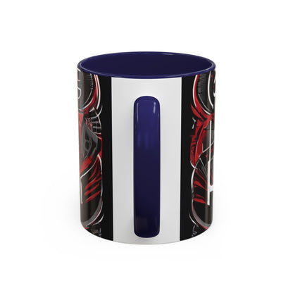 boostlete-boost-mode-type-win-the-day-outline-over-solid-monoline-0477 — Accent Mug 11/15oz