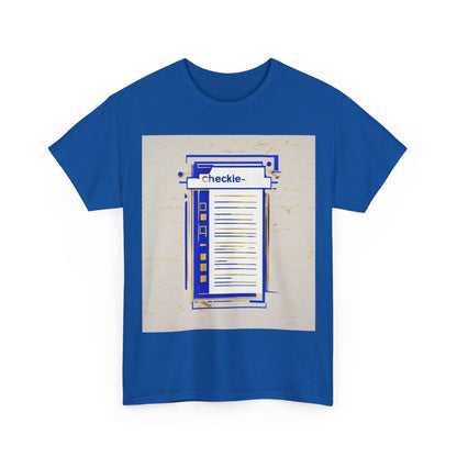 boostlete-am-crew-icon-checklist-glitch-badge-0018 — Unisex Heavy Cotton Tee (Gildan 5000)