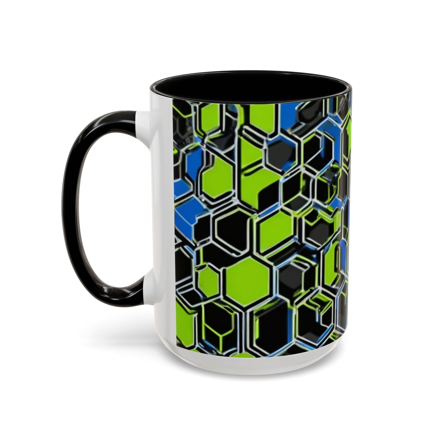 boostlete-recovery-progress-pattern-hex-blueprint-0007 — Accent Mug 11oz/15oz