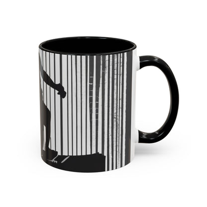 boostlete-am-crew-scene-hurdler-halftone-badge-0956 — Accent Mug 11/15oz
