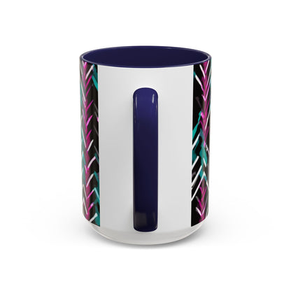 boostlete-recovery-progress-pattern-chevron-retro-0243 — Accent Mug 11/15oz