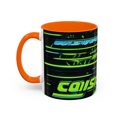 boostlete-quiet-power-type-built-on-consistency-diagonal-line-art-0125 — Accent Mug 11oz/15oz