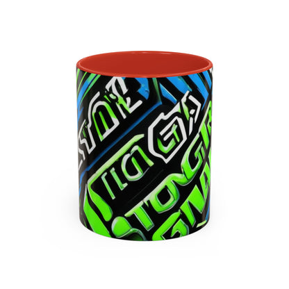 boostlete-am-crew-type-stronger-signals-diagonal-badge-1077 — Accent Mug 11/15oz