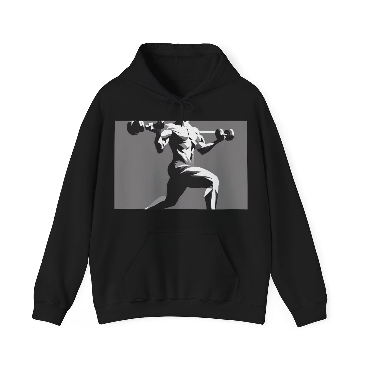boostlete-pr-season-scene-lunge-speed-isometric-0316 — Unisex Heavy Blend Hoodie (G18500)