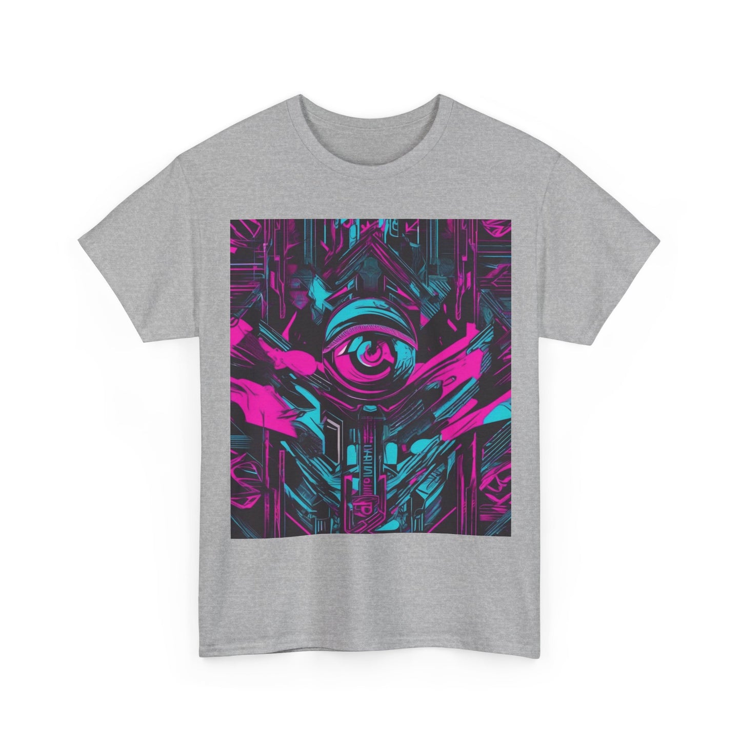 boostlete-iron-intent-type-eyes-up-forward-big-line-art-0065 — Unisex Heavy Cotton Tee (Gildan 5000)