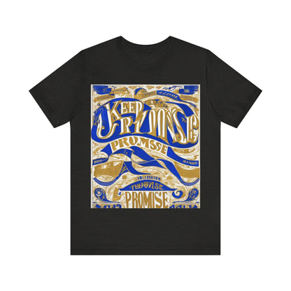 boostlete-am-crew-type-keep-the-promise-split-engraved-0101 — Unisex Jersey Short Sleeve (B+C 3001)