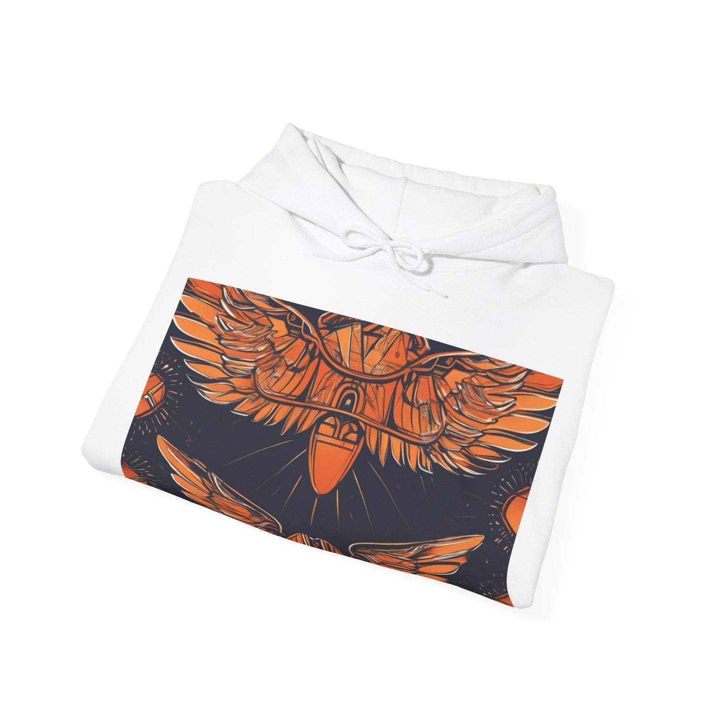 boostlete-field-day-icon-wings-soft-geometric-0298 — Unisex Heavy Blend Hooded Sweatshirt (Gildan)