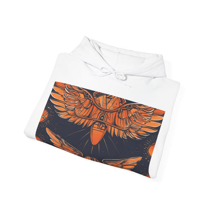 boostlete-field-day-icon-wings-soft-geometric-0298 — Unisex Heavy Blend Hooded Sweatshirt (Gildan)