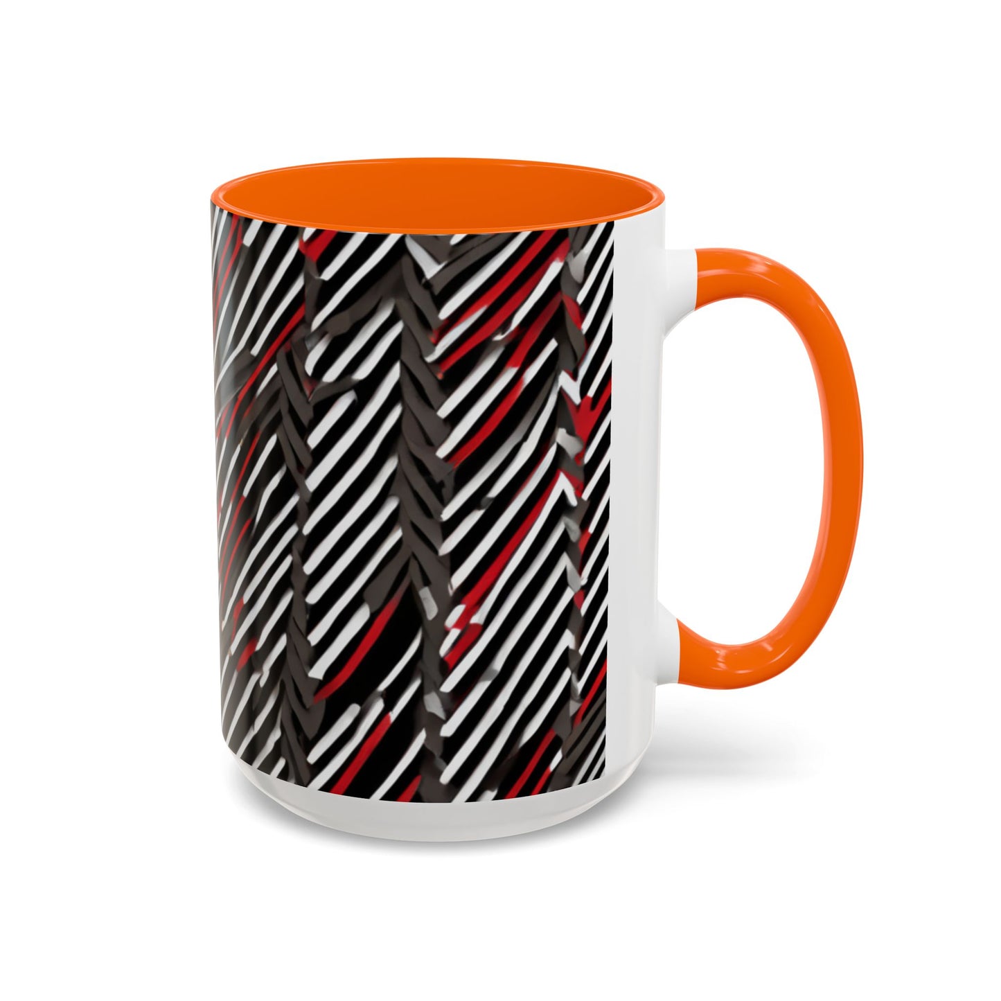 boostlete-field-day-pattern-diagonal-paper-0287 — Accent Mug 11oz/15oz