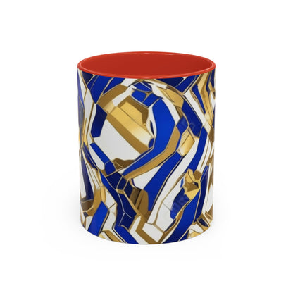 boostlete-boost-mode-pattern-hex-athletic-0611 — Accent Mug 11/15oz