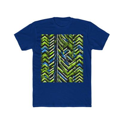 boostlete-rise-grind-pattern-chevron-isometric-0195 — Unisex Cotton Crew Tee (NL 3600)
