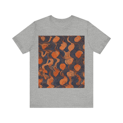 boostlete-iron-intent-pattern-topographic-engraved-0019 — Unisex Jersey Short Sleeve (B+C 3001)