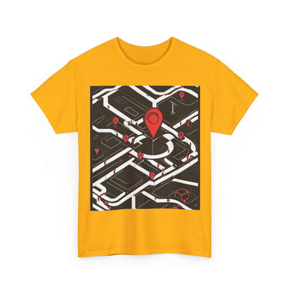 boostlete-am-crew-icon-map-matte-isometric-0094 — Unisex Heavy Cotton Tee (Gildan 5000)