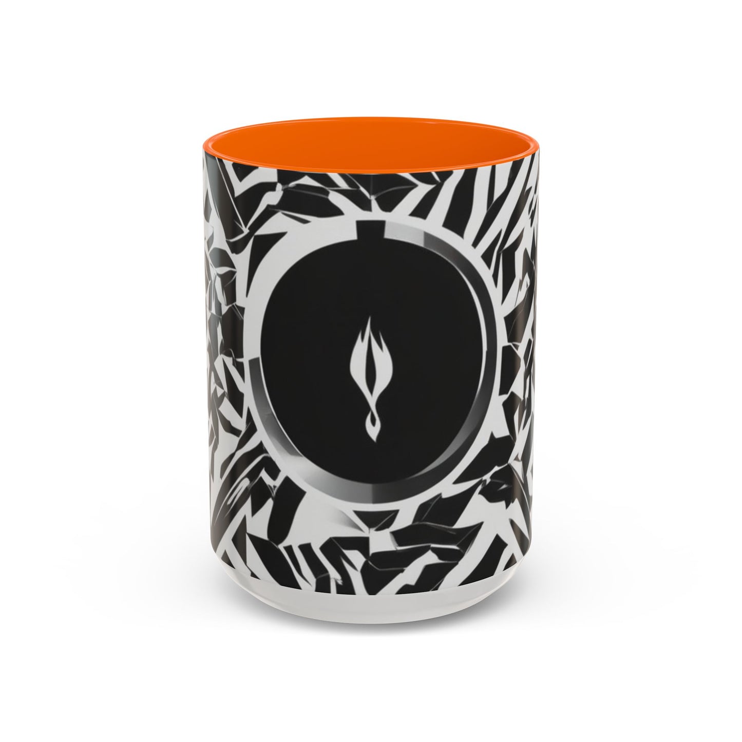 boostlete-am-crew-icon-flame-matte-geometric-0286 — Accent Mug 11oz/15oz