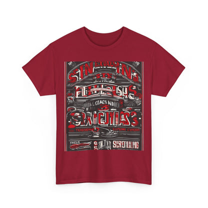 boostlete-iron-intent-type-sin-excusas-arc-retro-0157 — Unisex Heavy Cotton Tee (Gildan 5000)