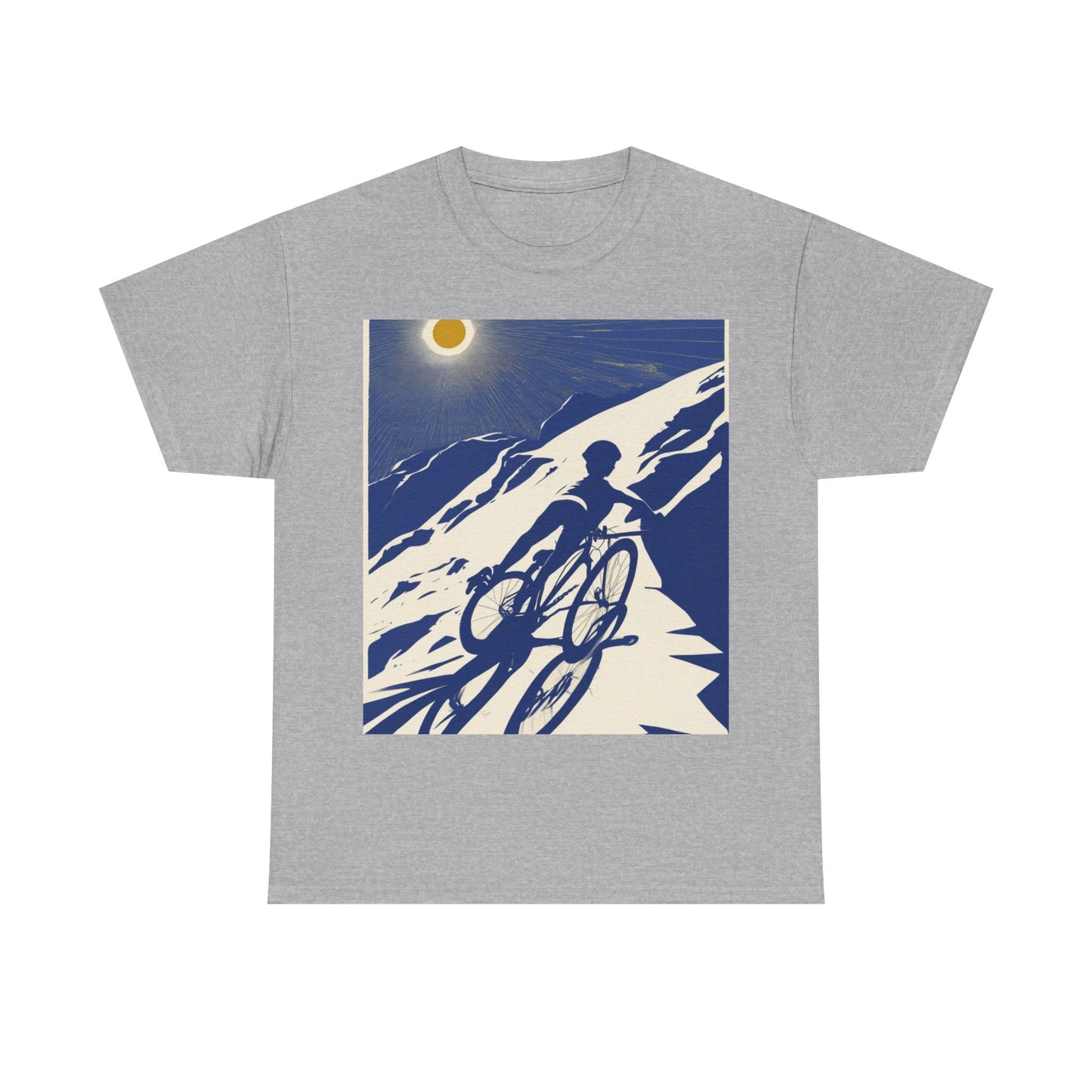 boostlete-am-crew-scene-cyclist-offset-bold-0008 — Unisex Heavy Cotton Tee (Gildan 5000)