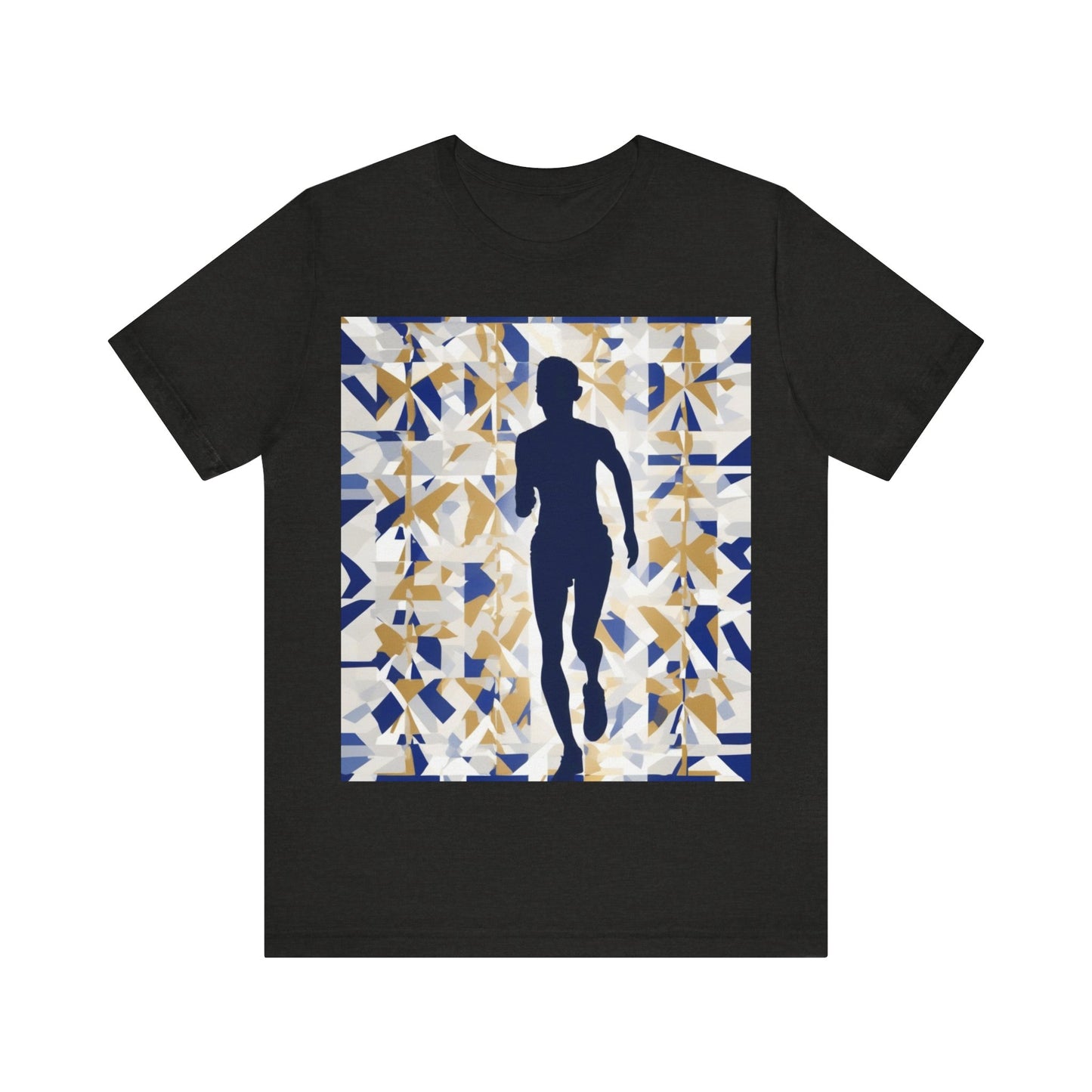 boostlete-recovery-progress-scene-marathoner-matte-geometric-0448 — Unisex Jersey Short Sleeve (B+C 3001)