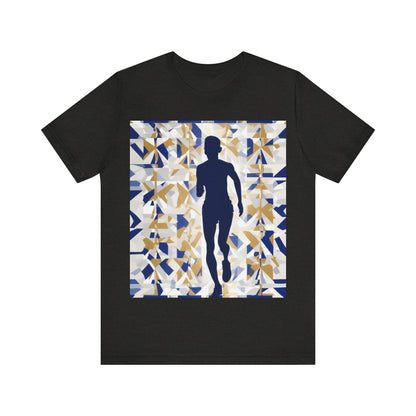 boostlete-recovery-progress-scene-marathoner-matte-geometric-0448 — Unisex Jersey Short Sleeve (B+C 3001)
