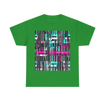boostlete-am-crew-pattern-barcode-bold-0023 — Unisex Heavy Cotton Tee (Gildan 5000)
