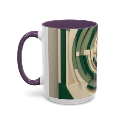 boostlete-mile-by-mile-icon-target-3d-modern-0306 — Accent Mug 11/15oz
