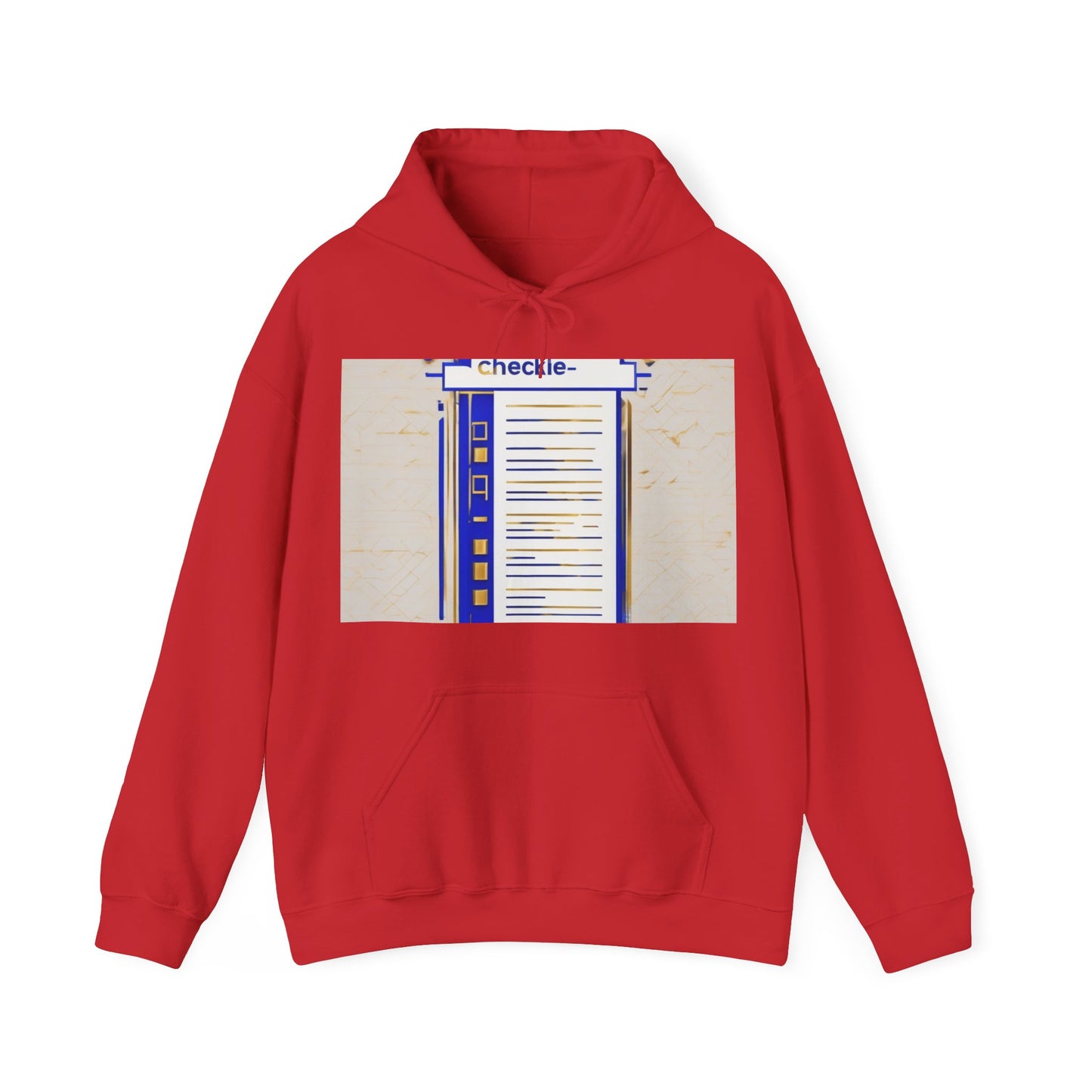 boostlete-am-crew-icon-checklist-glitch-badge-0018 — Unisex Heavy Blend Hooded Sweatshirt (Gildan)