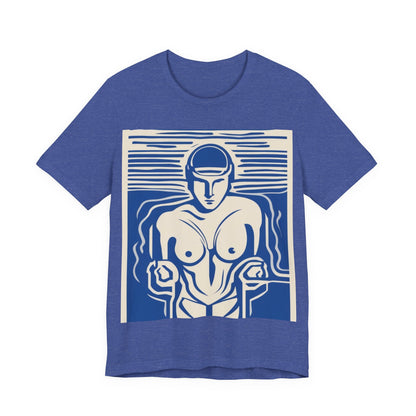 boostlete-boost-mode-icon-swimmer-motion-vector-0062 — Unisex Jersey Short Sleeve (B+C 3001)