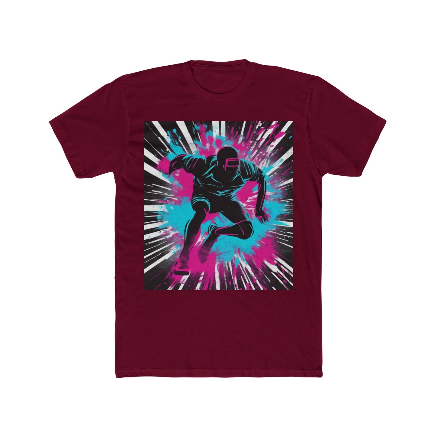 boostlete-recovery-progress-scene-sprinter-chalk-bold-0220 — Unisex Cotton Crew Tee (NL 3600)