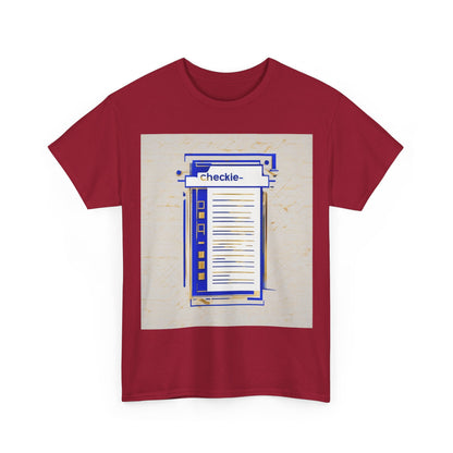 boostlete-am-crew-icon-checklist-glitch-badge-0018 — Unisex Heavy Cotton Tee (Gildan 5000)