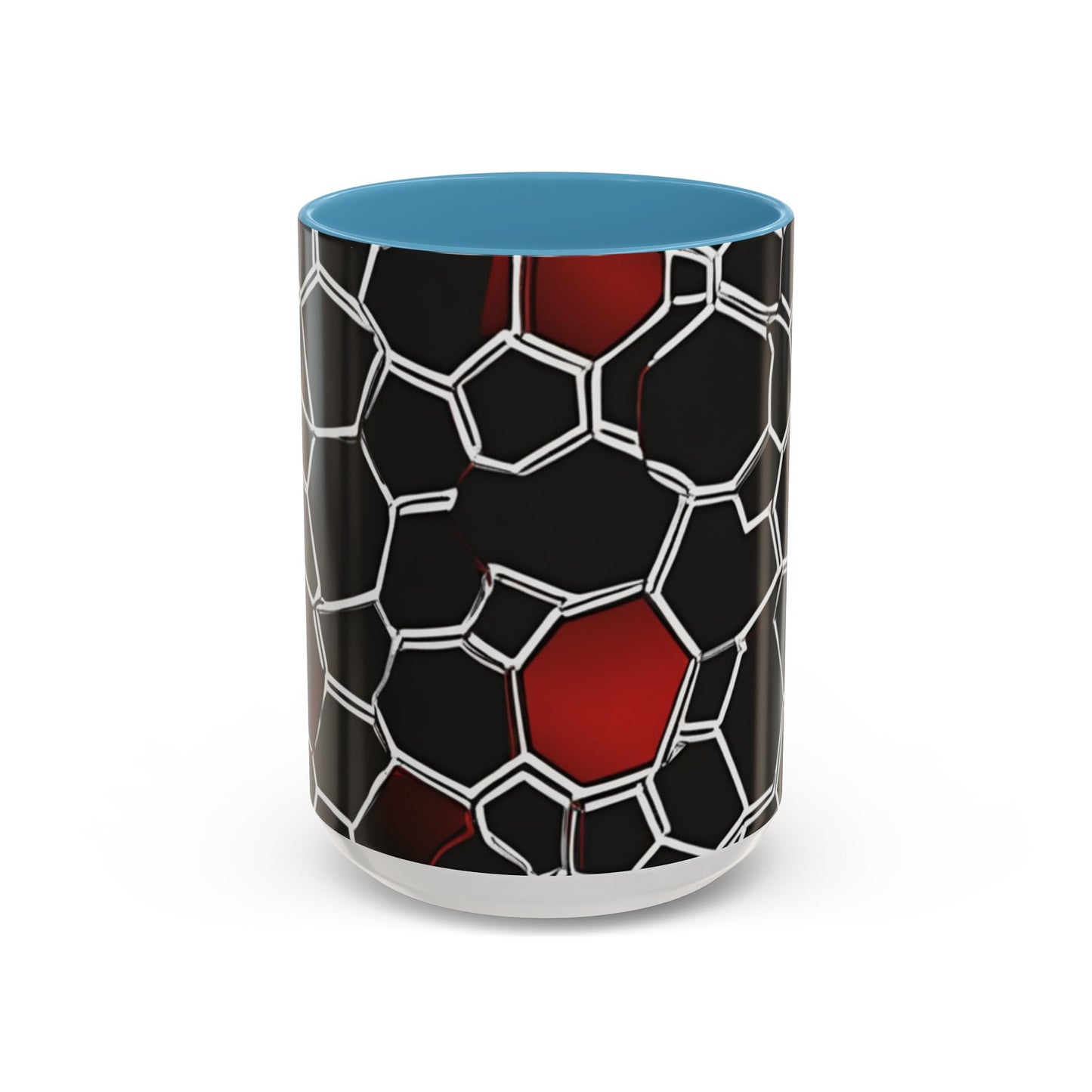 boostlete-quiet-power-pattern-hex-vector-0039 — Accent Mug 11/15oz