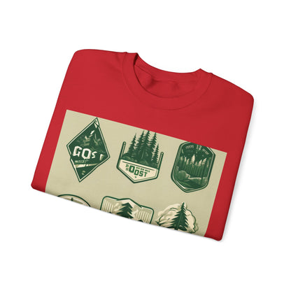 boostlete-mile-by-mile-type-go-get-one-micro-isometric-0441 — Unisex Heavy Blend Crewneck (G18000)