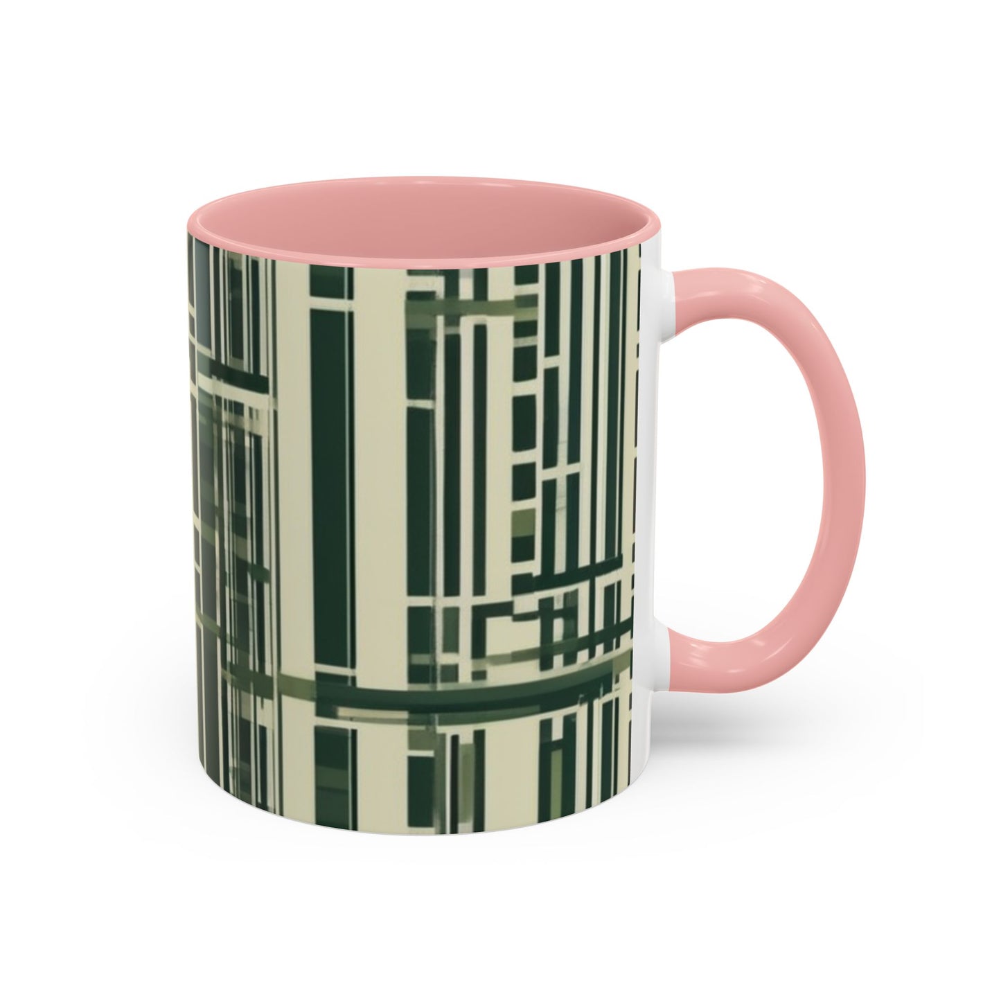 boostlete-quiet-power-pattern-barcode-blueprint-0167 — Accent Mug 11/15oz