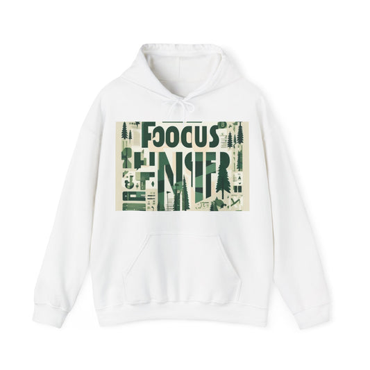 boostlete-boost-mode-type-focus-finish-banner-modern-0113 — Unisex Heavy Blend Hooded Sweatshirt (Gildan)