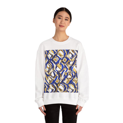 boostlete-boost-mode-pattern-hex-athletic-0611 — Unisex Heavy Blend Crewneck (G18000)