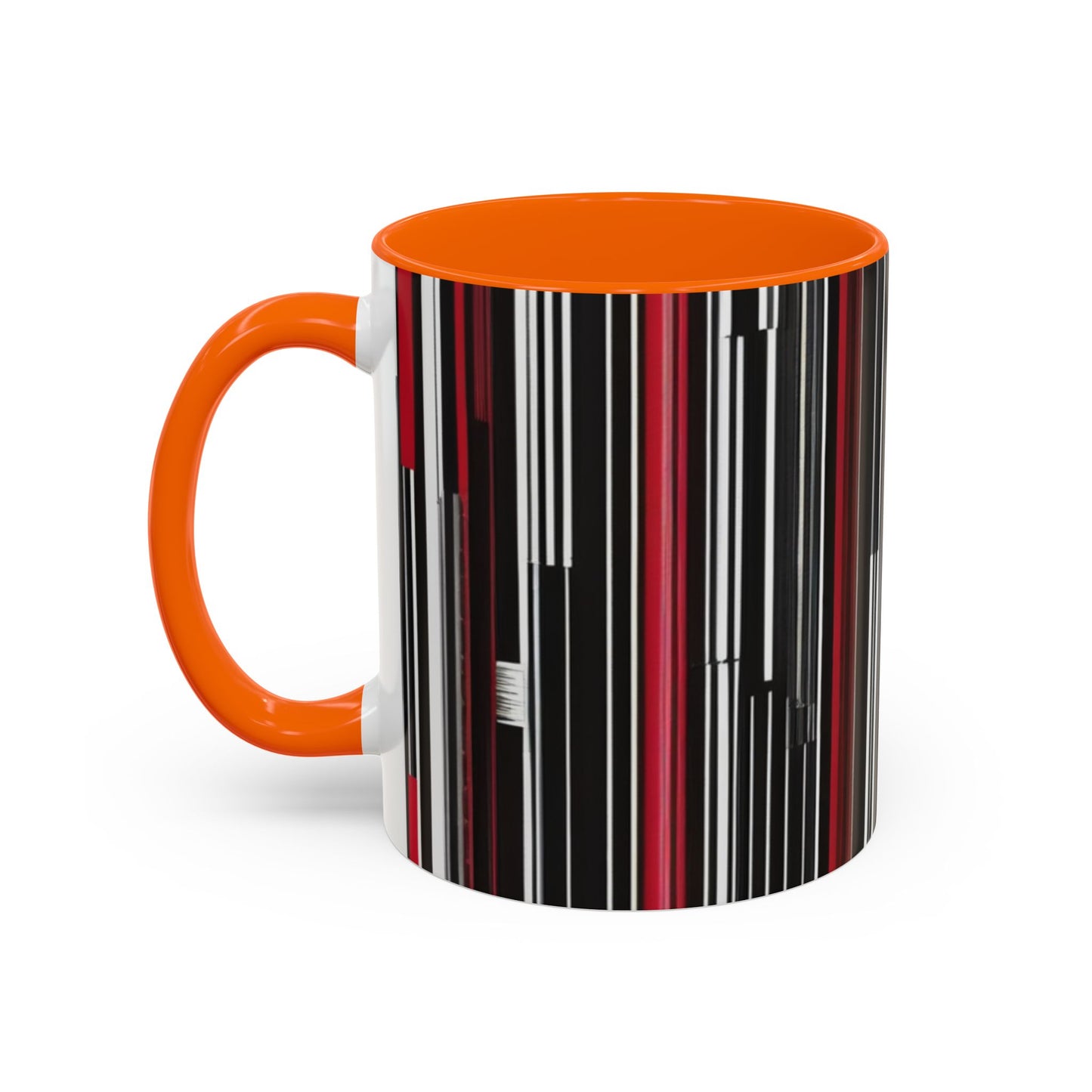 boostlete-am-crew-pattern-barcode-athletic-0911 — Accent Mug 11/15oz