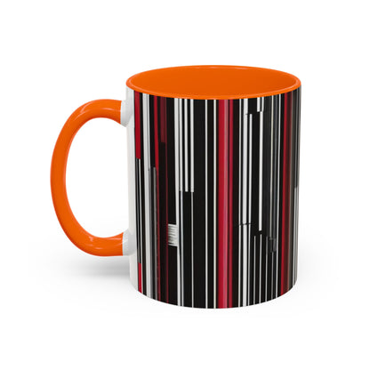 boostlete-am-crew-pattern-barcode-athletic-0911 — Accent Mug 11/15oz