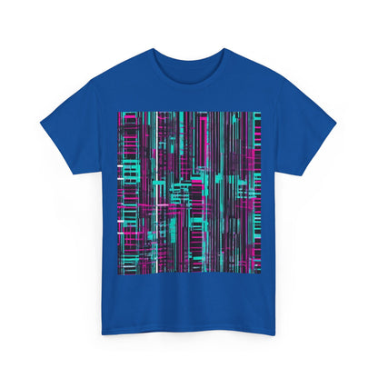 boostlete-field-day-pattern-barcode-retro-0275 — Unisex Heavy Cotton Tee (Gildan 5000)