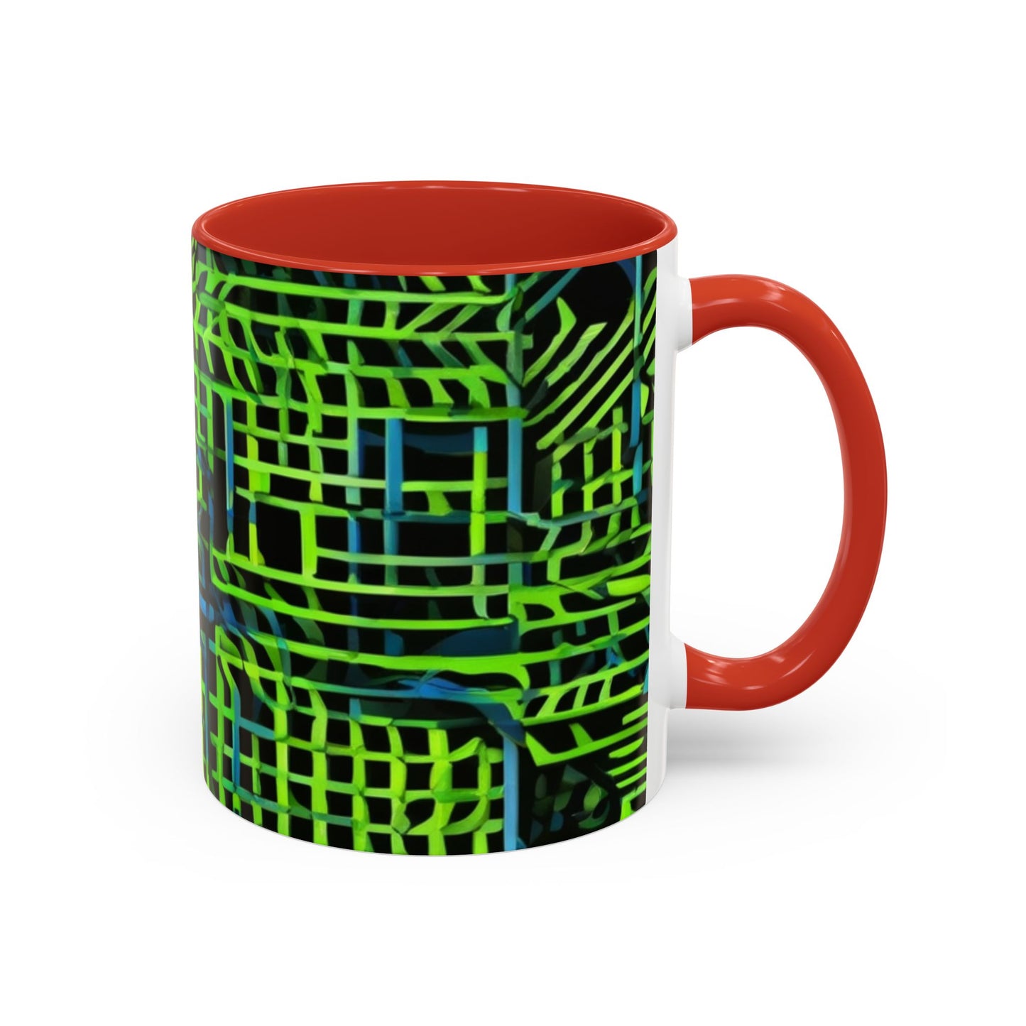 boostlete-quiet-power-pattern-stair-steps-industrial-0751 — Accent Mug 11/15oz