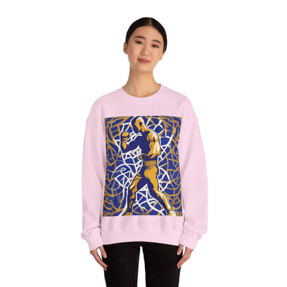 boostlete-field-day-scene-boxer-offset-paper-0776 — Unisex Heavy Blend Crewneck (G18000)