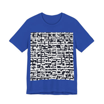 boostlete-iron-intent-pattern-plate-number-badge-0171 — Unisex Jersey Short Sleeve (B+C 3001)