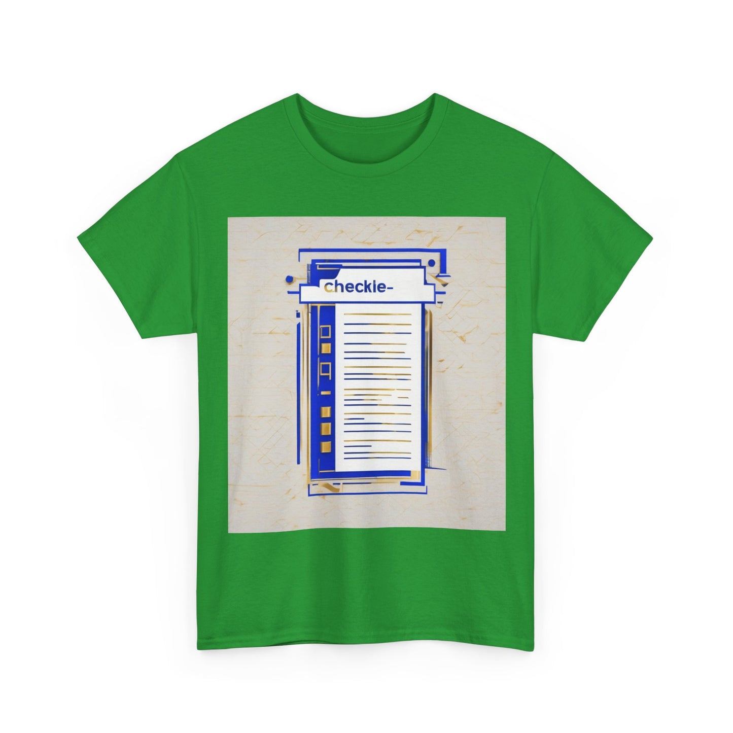 boostlete-am-crew-icon-checklist-glitch-badge-0018 — Unisex Heavy Cotton Tee (Gildan 5000)