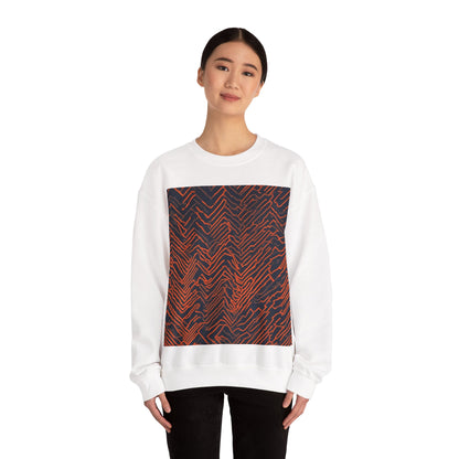 boostlete-field-day-pattern-ekg-modern-0087 — Unisex Heavy Blend Crewneck Sweatshirt (Gildan)