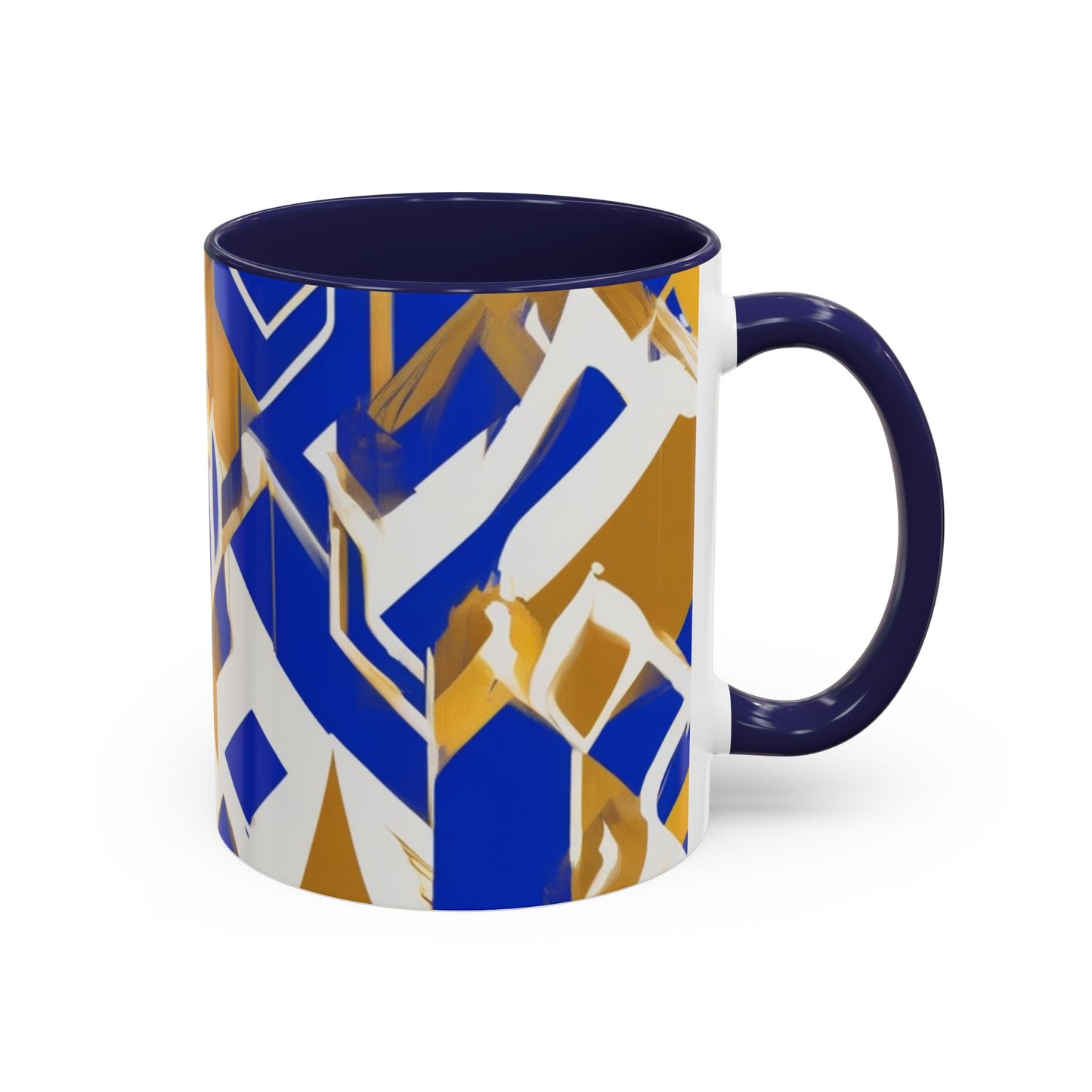 boostlete-field-day-icon-flame-glitch-geometric-0090 — Accent Mug 11oz/15oz