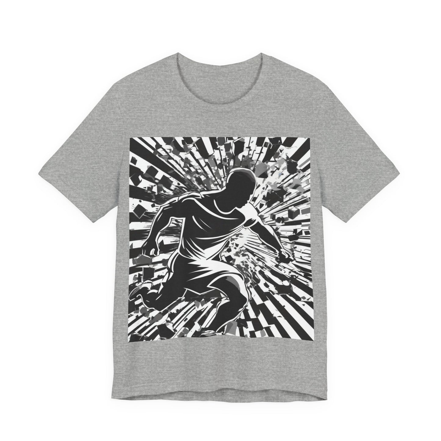 boostlete-field-day-scene-sprinter-halftone-athletic-0248 — Unisex Jersey Short Sleeve (B+C 3001)