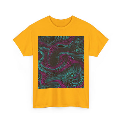 boostlete-am-crew-pattern-topographic-monoline-0075 — Unisex Heavy Cotton Tee (Gildan 5000)