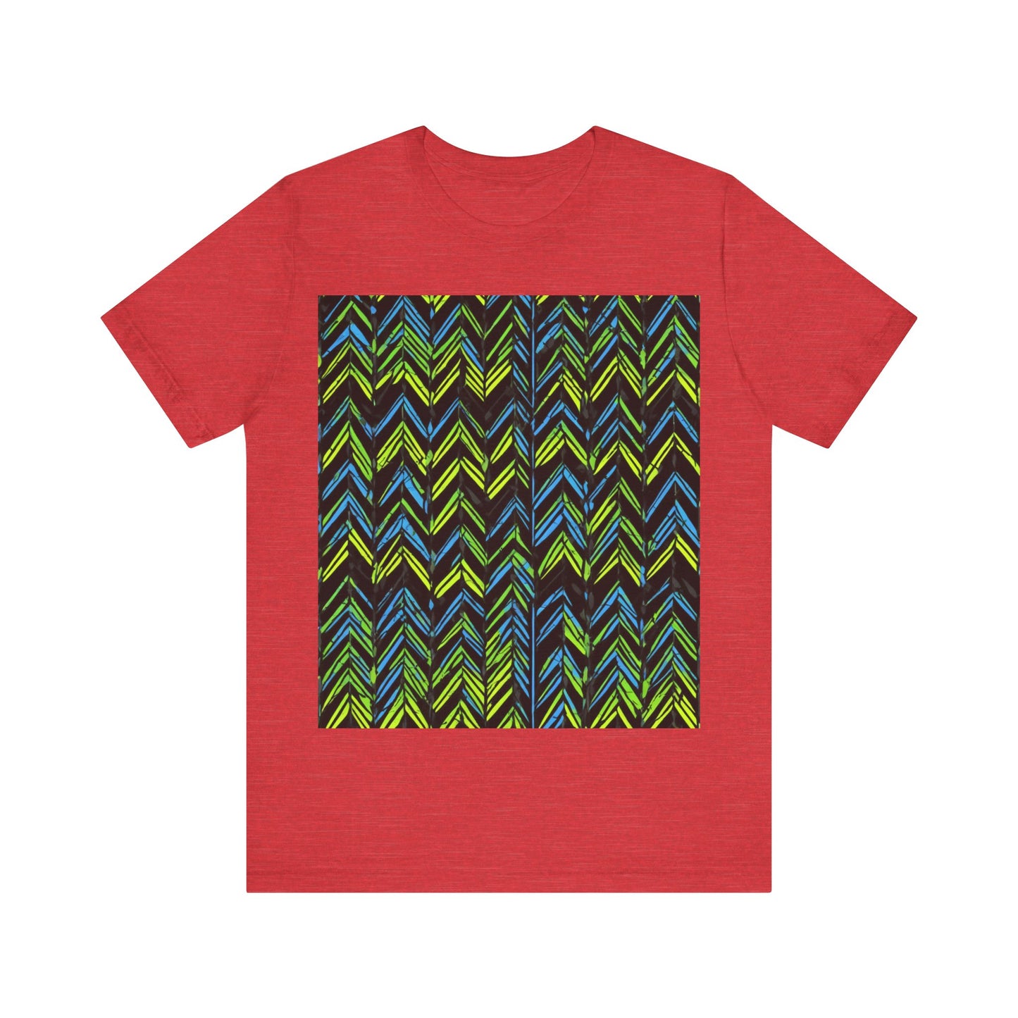 boostlete-mile-by-mile-pattern-chevron-monoline-0051 — Unisex Jersey Short Sleeve (B+C 3001)