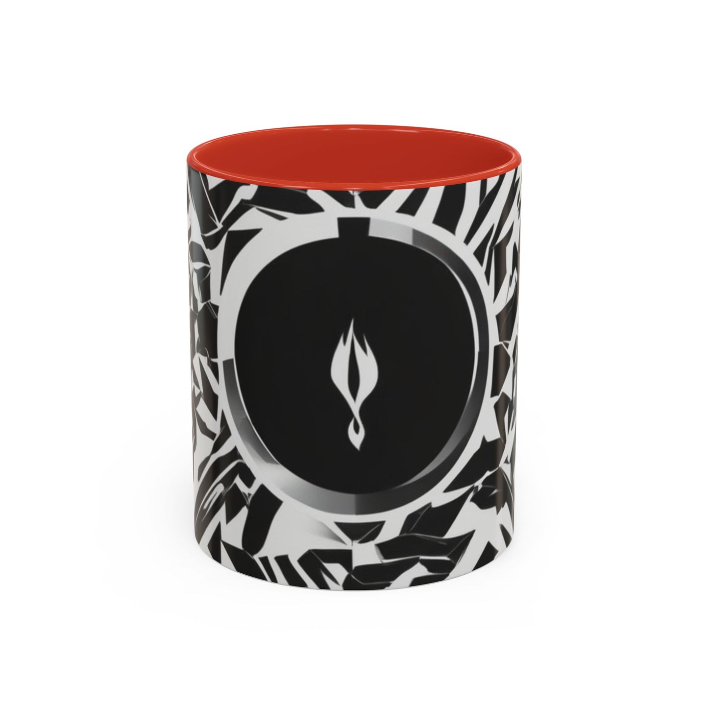 boostlete-am-crew-icon-flame-matte-geometric-0286 — Accent Mug 11oz/15oz
