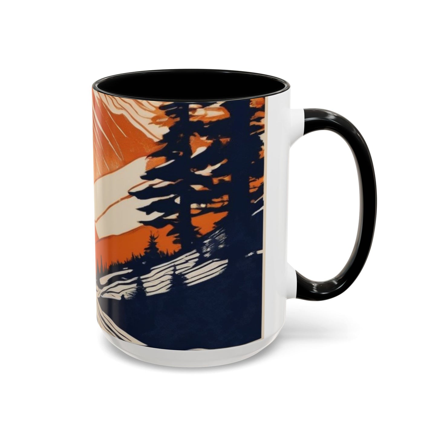 boostlete-iron-intent-scene-trail-glitch-badge-0100 — Accent Mug 11oz/15oz