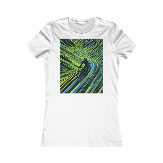 boostlete-am-crew-scene-cyclist-speed-isometric-0064 — Women's Favorite Tee (B+C 6004)